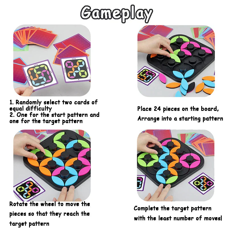 Challenging Puzzle - Tangram Board Activity