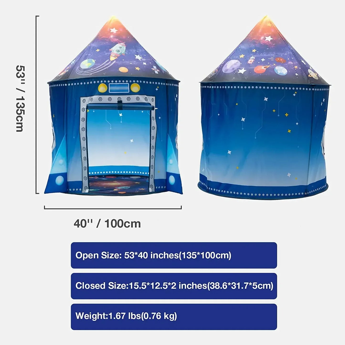 Space Adventure Pop-up - Children's tent