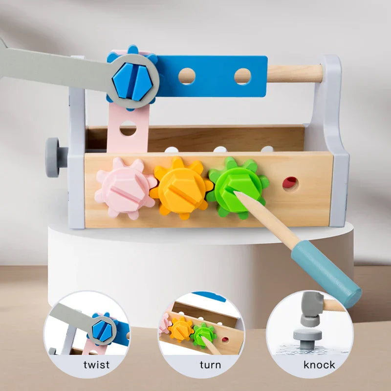Innovative & Problem-Solving - Wooden Tool Box