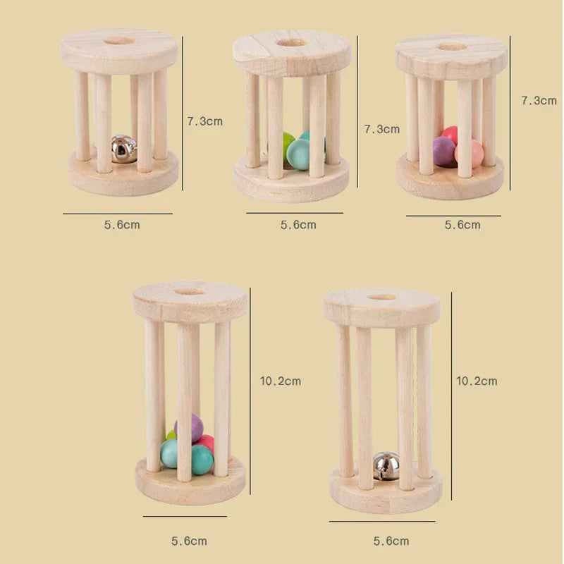 Merry Roller Cage - Wood Rattle Toys