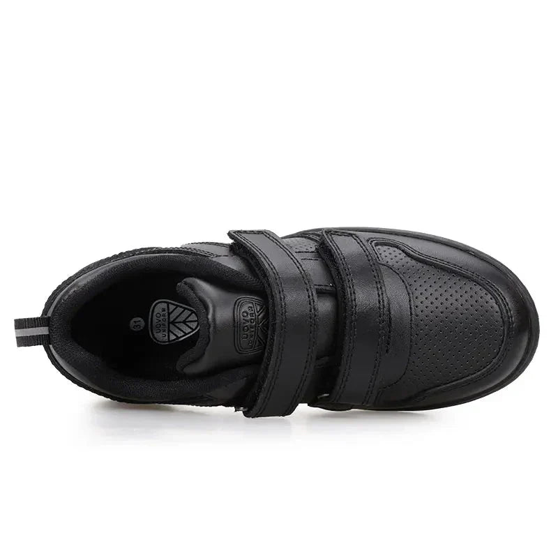 Light & Durable - Leather Sneakers with Velcro