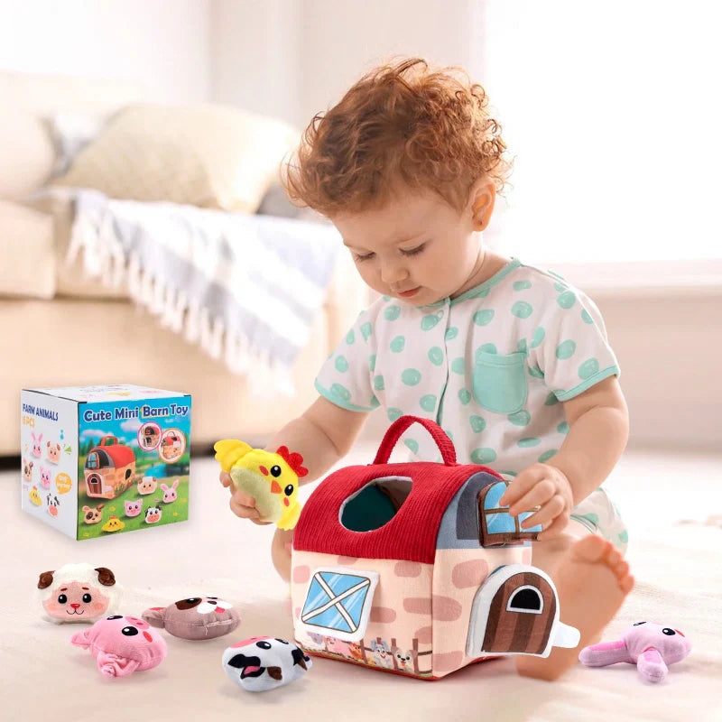 Soft & Educational – Farmhouse with Plush Animals