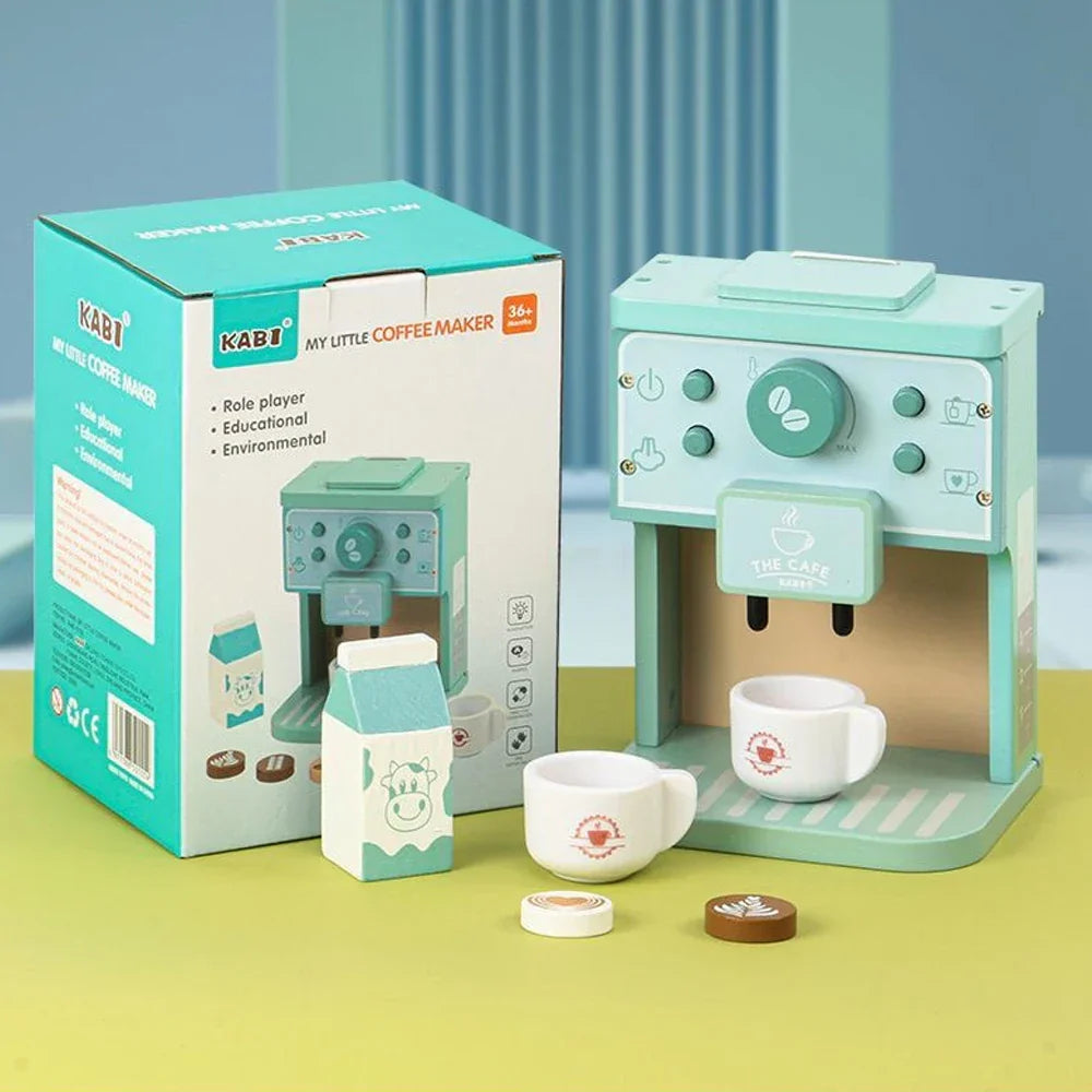 Lots of Cooking Play - Wooden Children's Coffee Play Set