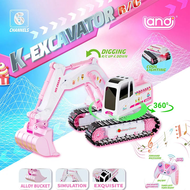 Digging Party for Girls - RC Excavator
