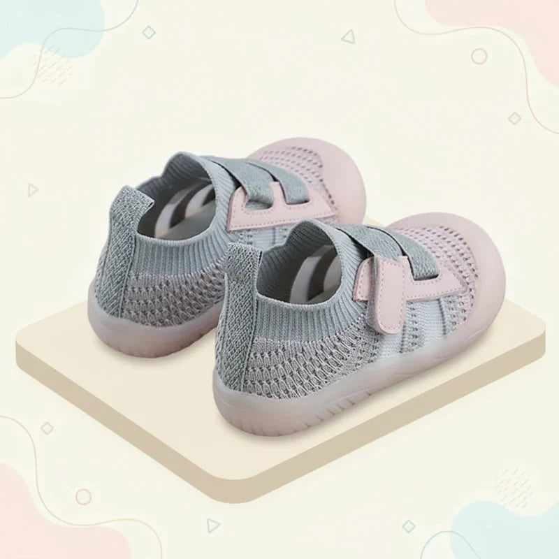 Sporty & Breathable – Mesh Infant Shoes with Soft Soles