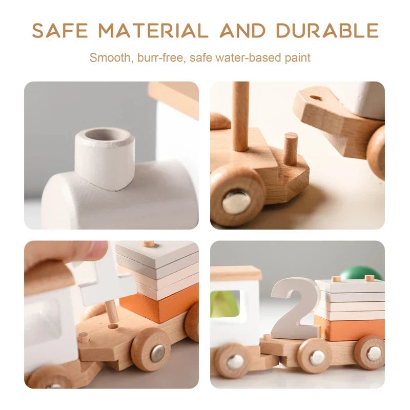 Classic & Educational – Wooden Developmental Train