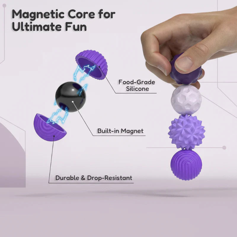 Soothing & Play – Magnetic Silicone Balls