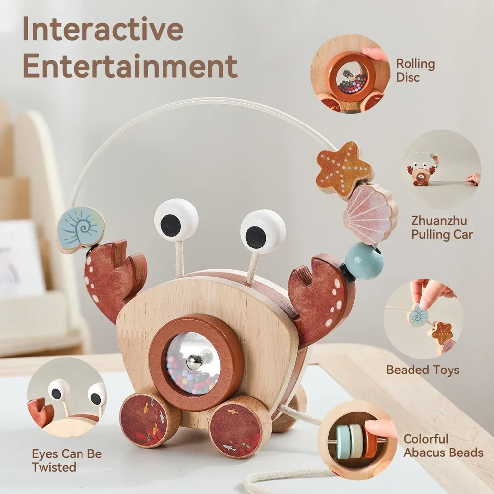 Play & Learn - Wood Crab