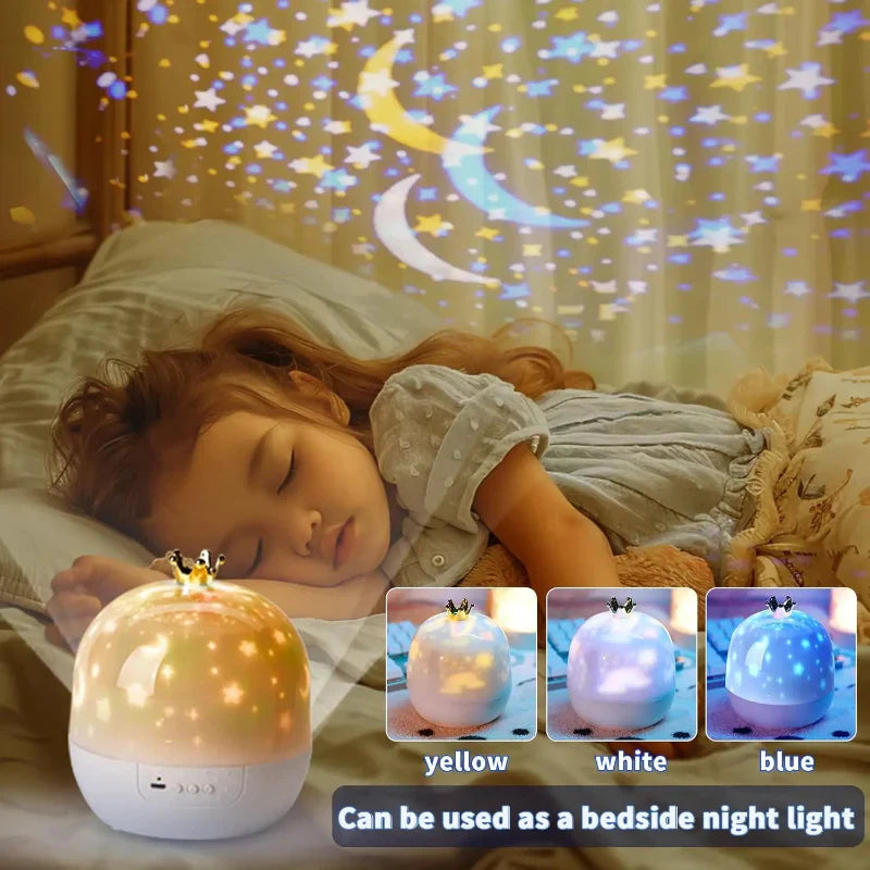 Dreamy & Innovative – Galaxy Projector Night Light with 360° Rotation