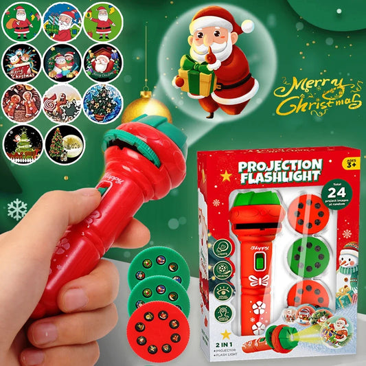 Light Play - Christmas Projection Flashlight