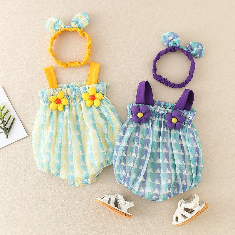 Airy and Cool - Girls Romper