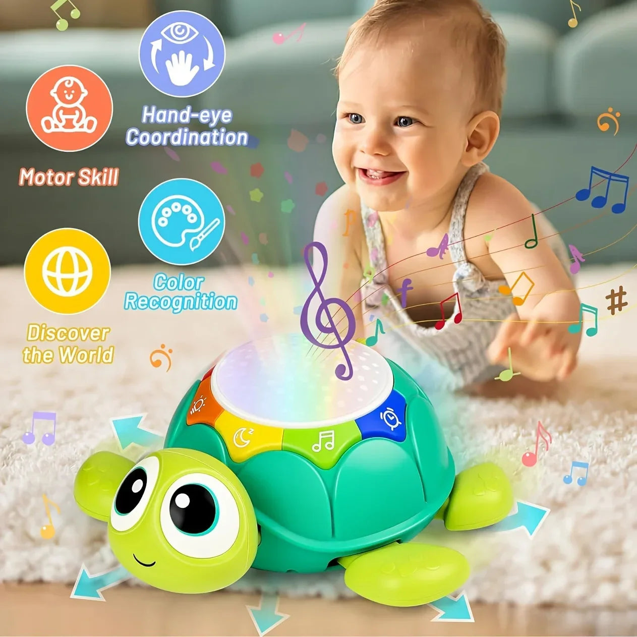Encourage crawling - Star Projector