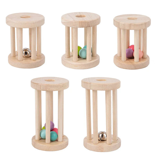 Merry Roller Cage - Wood Rattle Toys