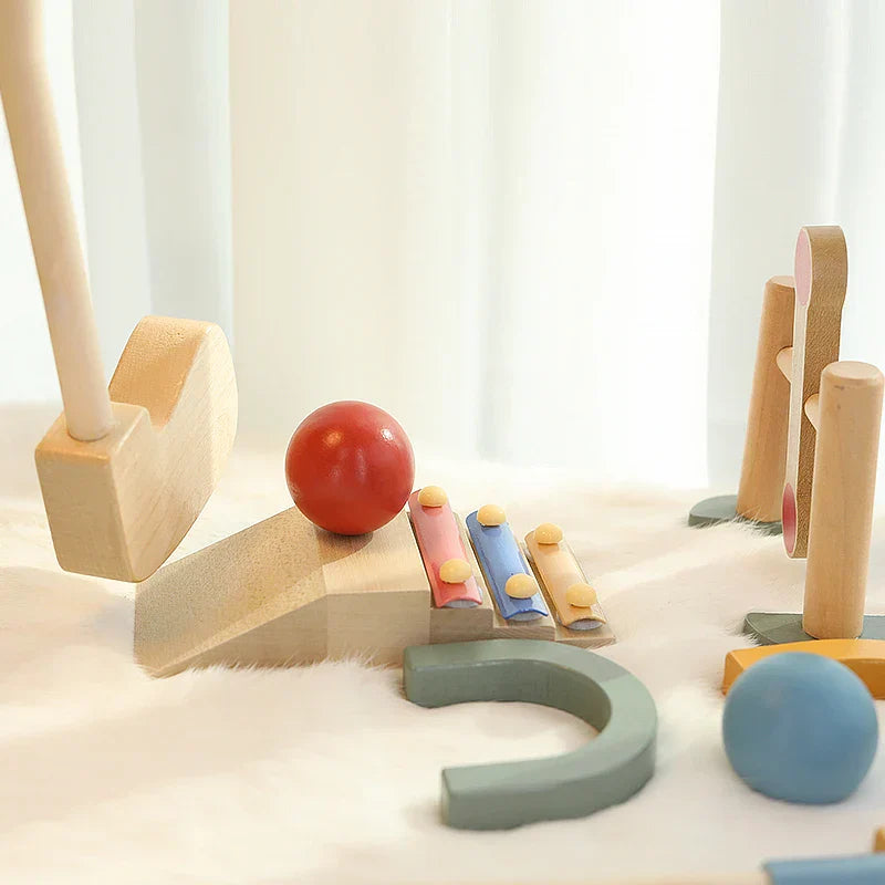 Outdoor Play Beginnings - Wooden Golf Toy Set