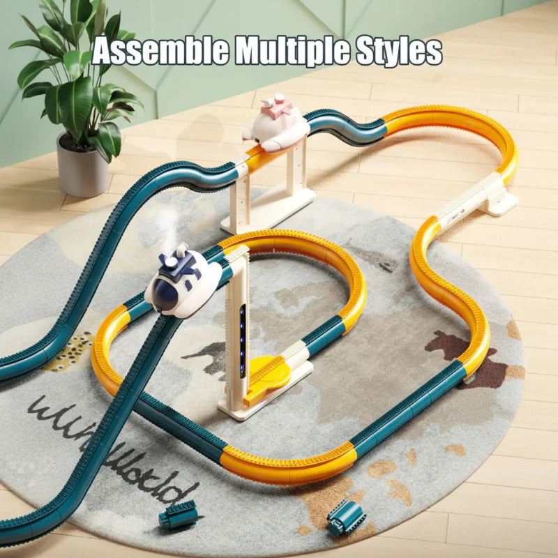 Engaging & Cool – 360° Steam Train Track
