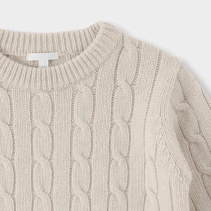 Warm & Comfortable – Children's sweater made from a fine wool blend