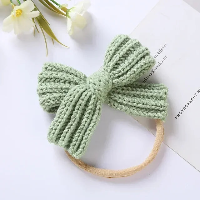 Bow Splendor - Knitted Hairband