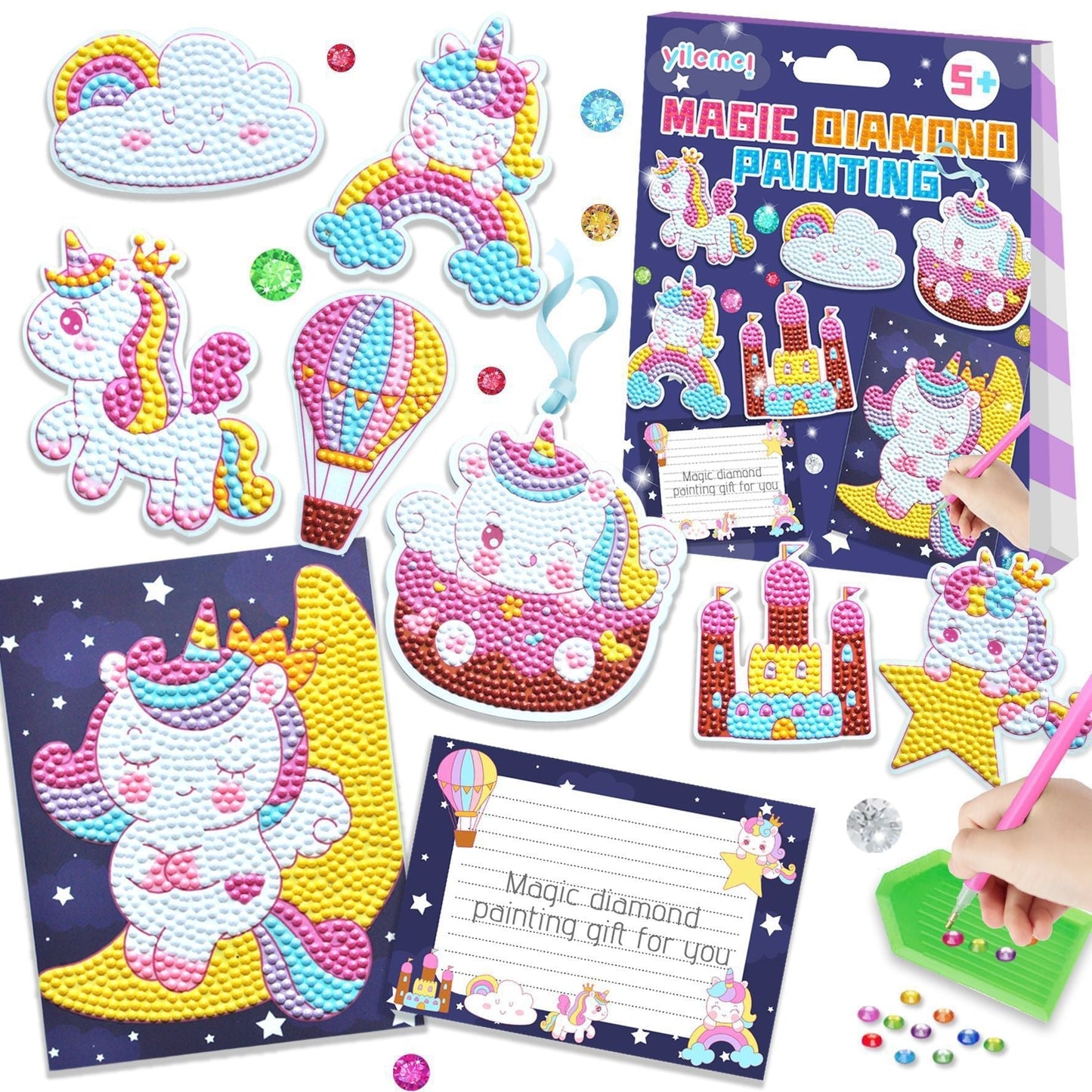 Create with diamonds - Diamond stickers