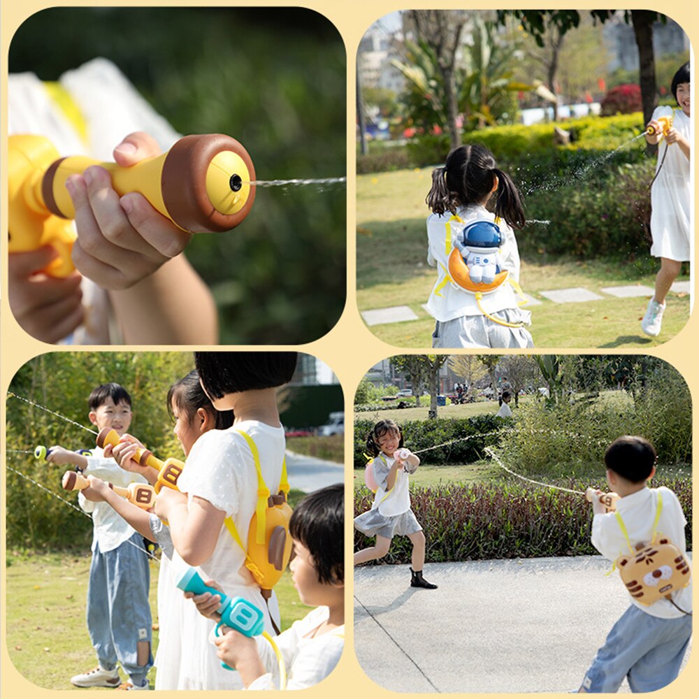 Water games for the little ones - Water pistol backpack
