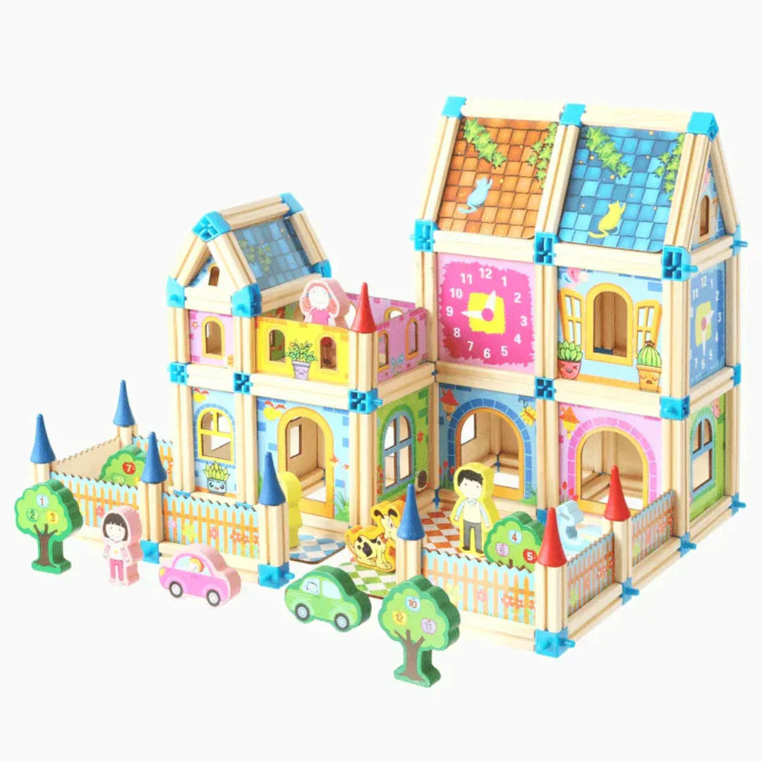Sustainable & Innovative – Wooden Construction Set for Children