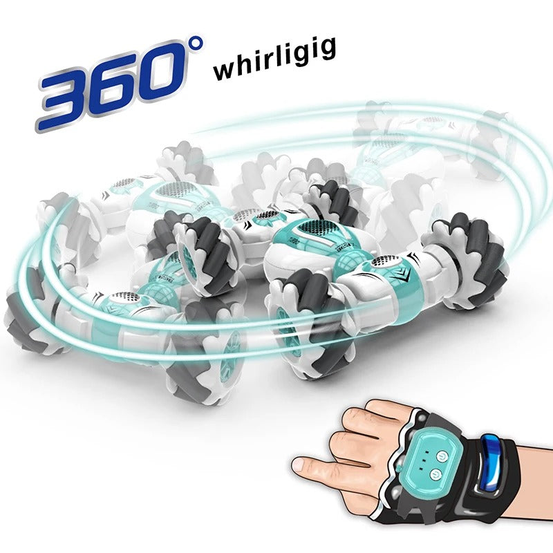 Steer the car with your hand - Steerable stunt car