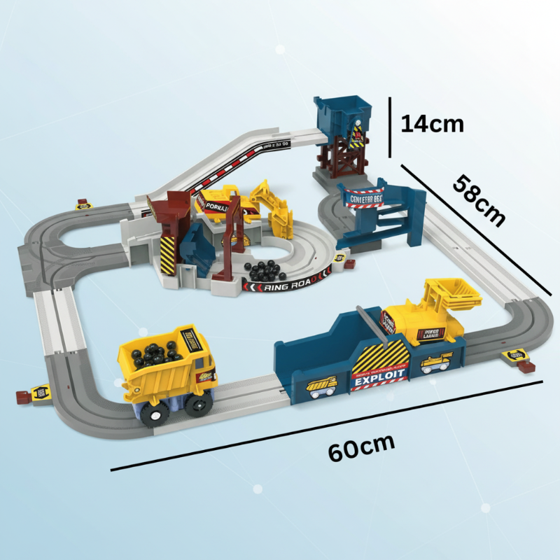Imaginative & Play – Electric Construction Race Set
