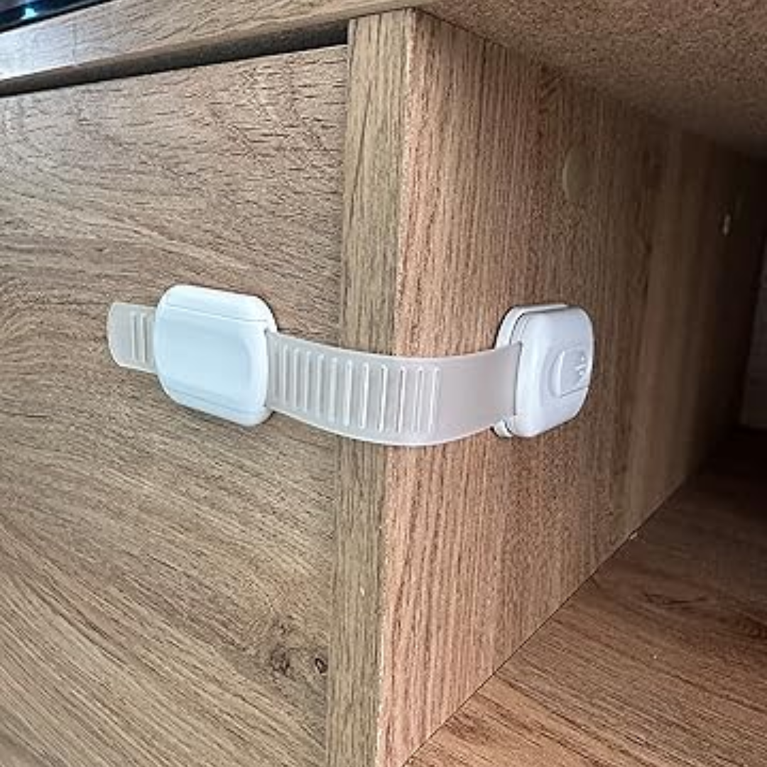 Invisible Safety – Childproof Cabinet & Drawer Locks (8 pieces)