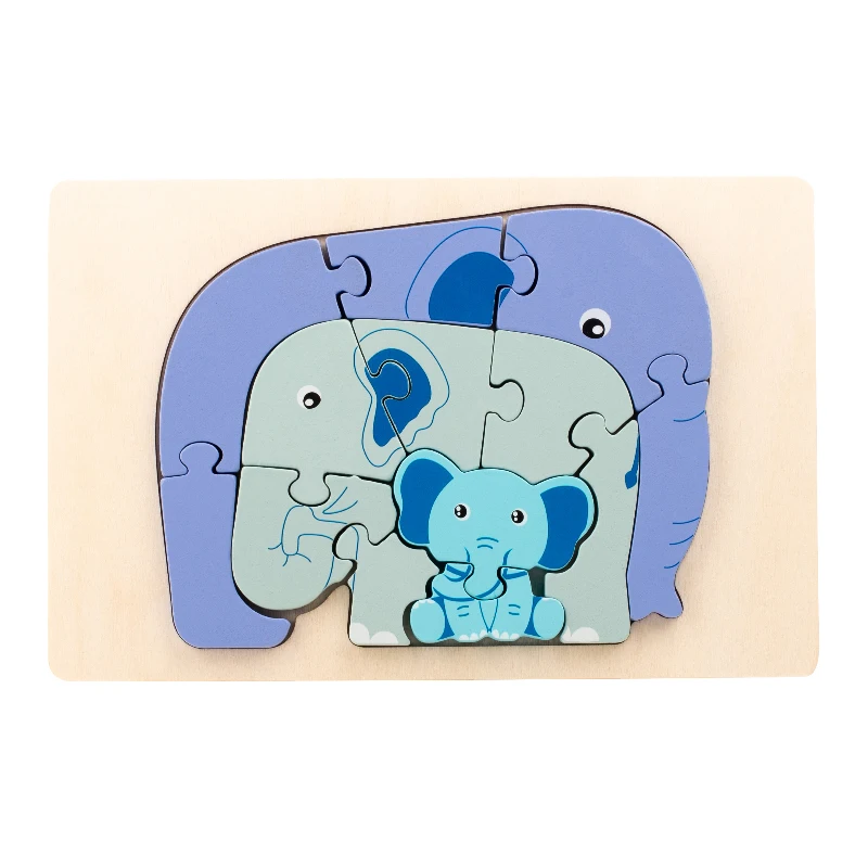 Explore & Learn - Cartoon Wood Puzzle