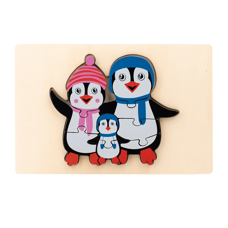 Explore & Learn - Cartoon Wood Puzzle
