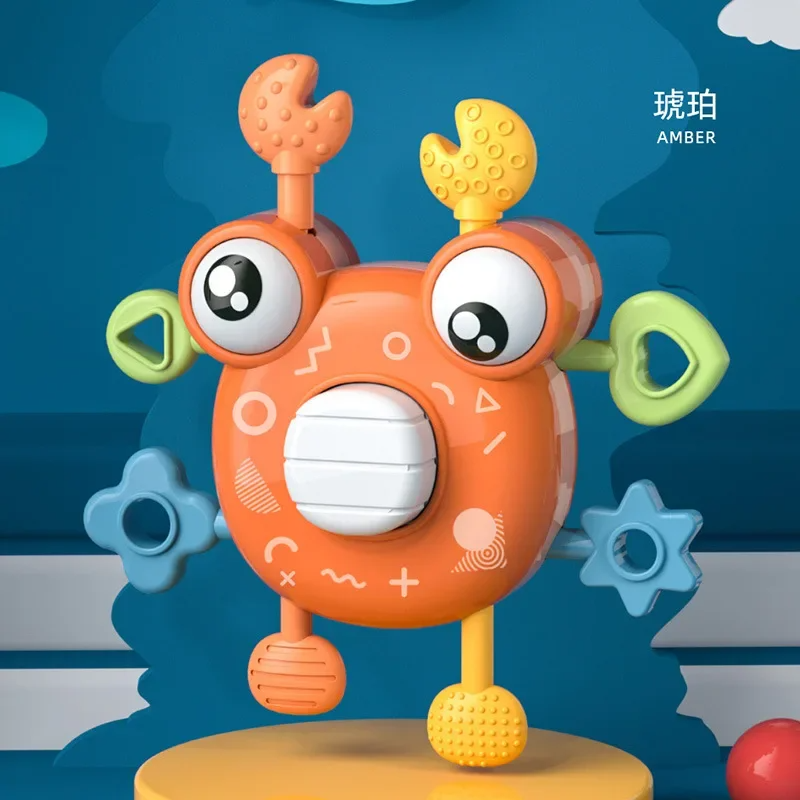 Grab & Pull Play - Crab Sensory Biting Toys