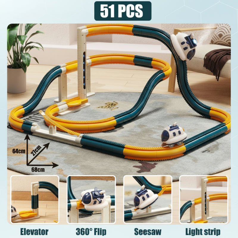 Engaging & Cool – 360° Steam Train Track