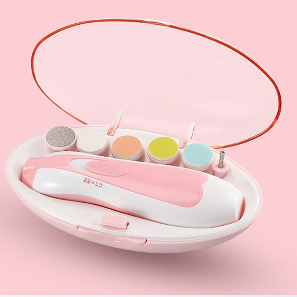 SafeCare – Silent & Safe – Electric Infant Nail File Set