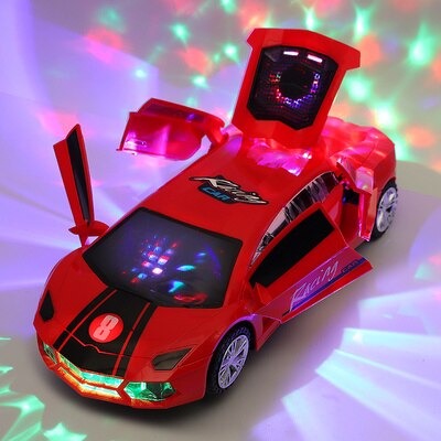Moving and flashing toy car - Plaything car