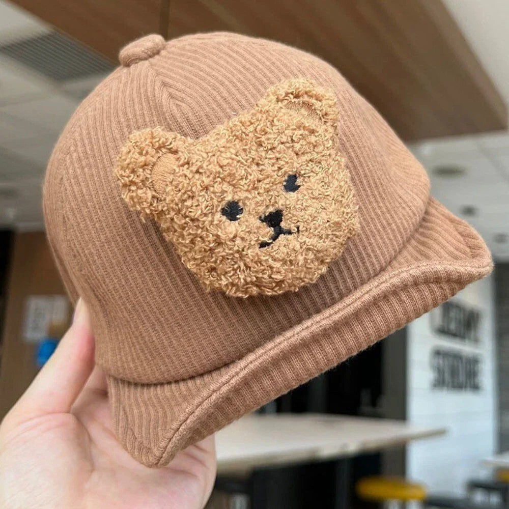 Cool & Cute - Corduroy Children's Bear Cap
