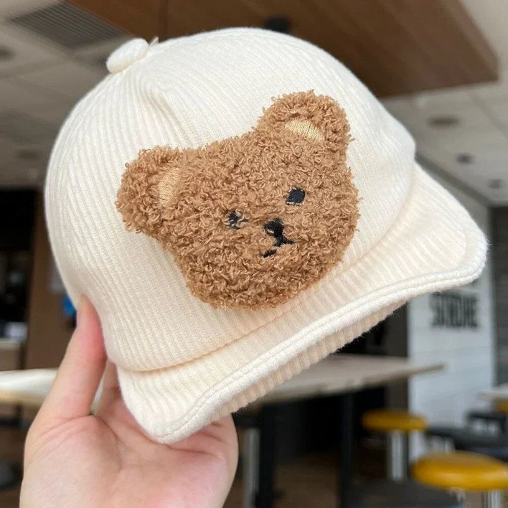 Cool & Cute - Corduroy Children's Bear Cap