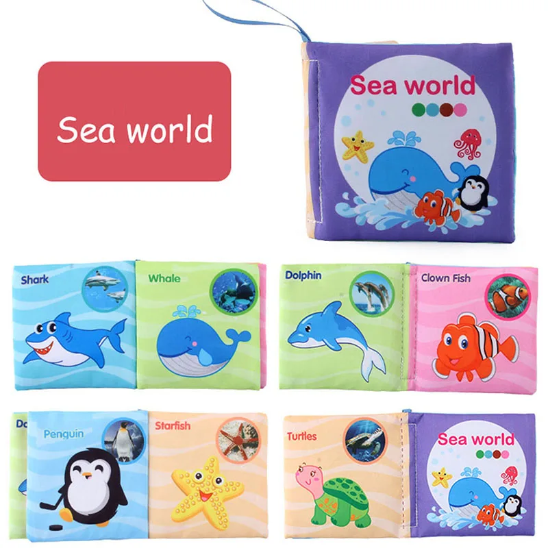 Soft Tail Play - Sensory Animals Baby Booklet