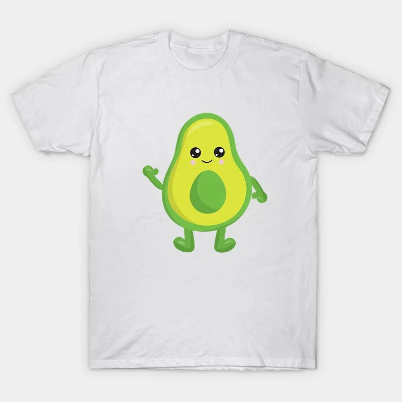 Matching With The Family - Avocado T-shirt White