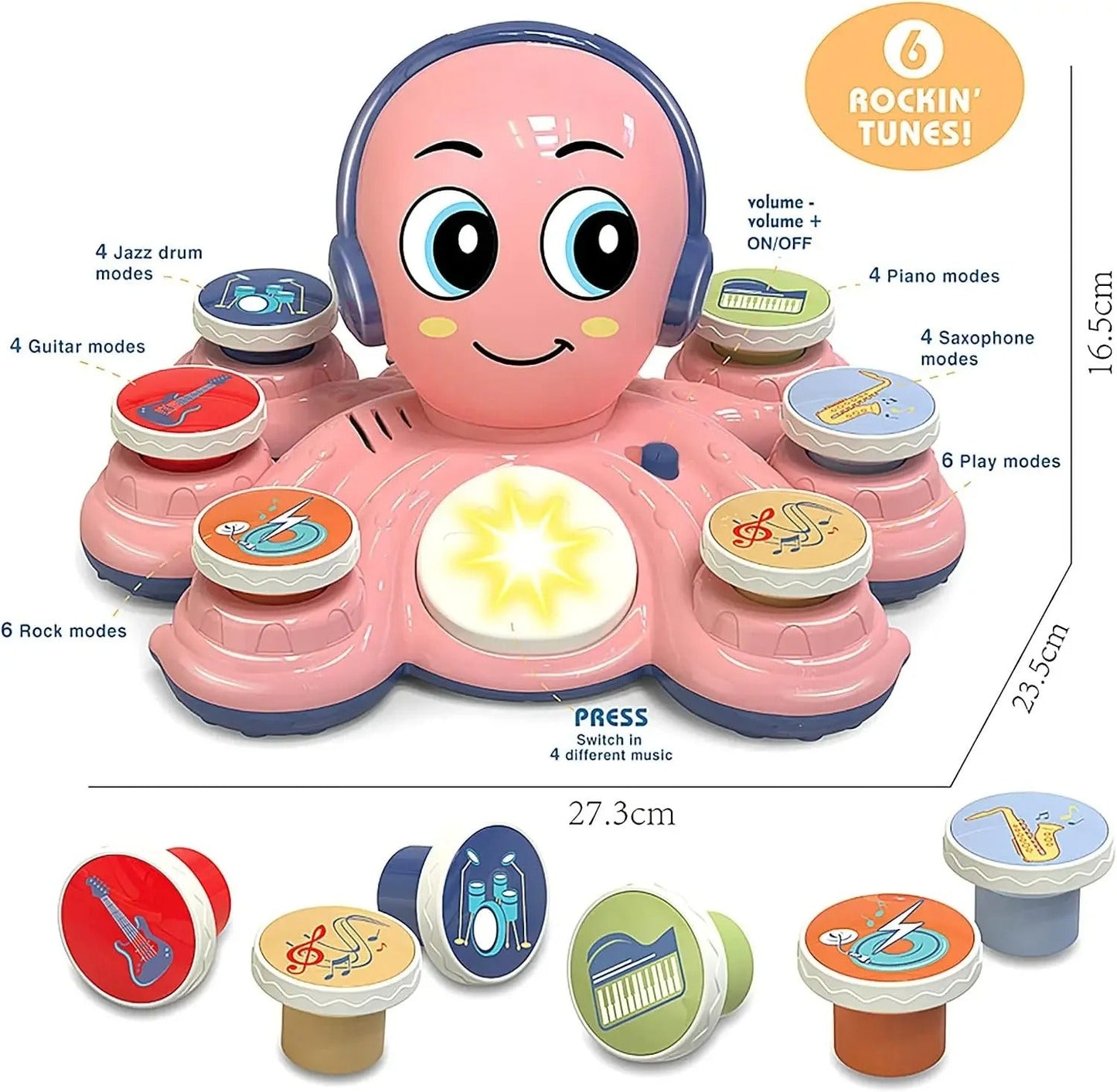 Octopus Music Party - Music Toys