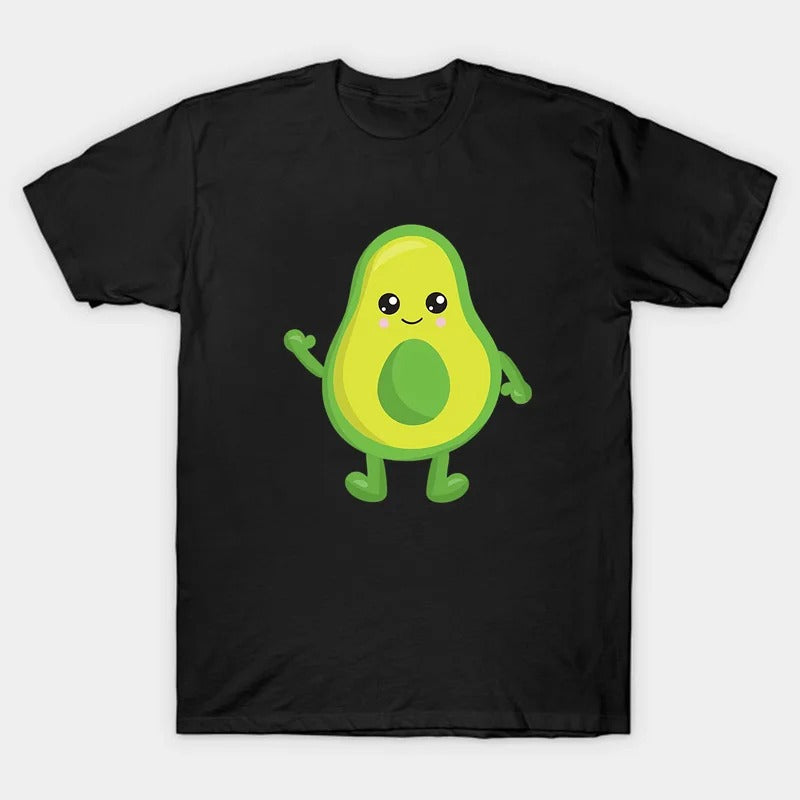 Matching With The Family - Avocado T-shirt Black
