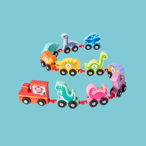 Colors & Shapes - Wood Train Toys