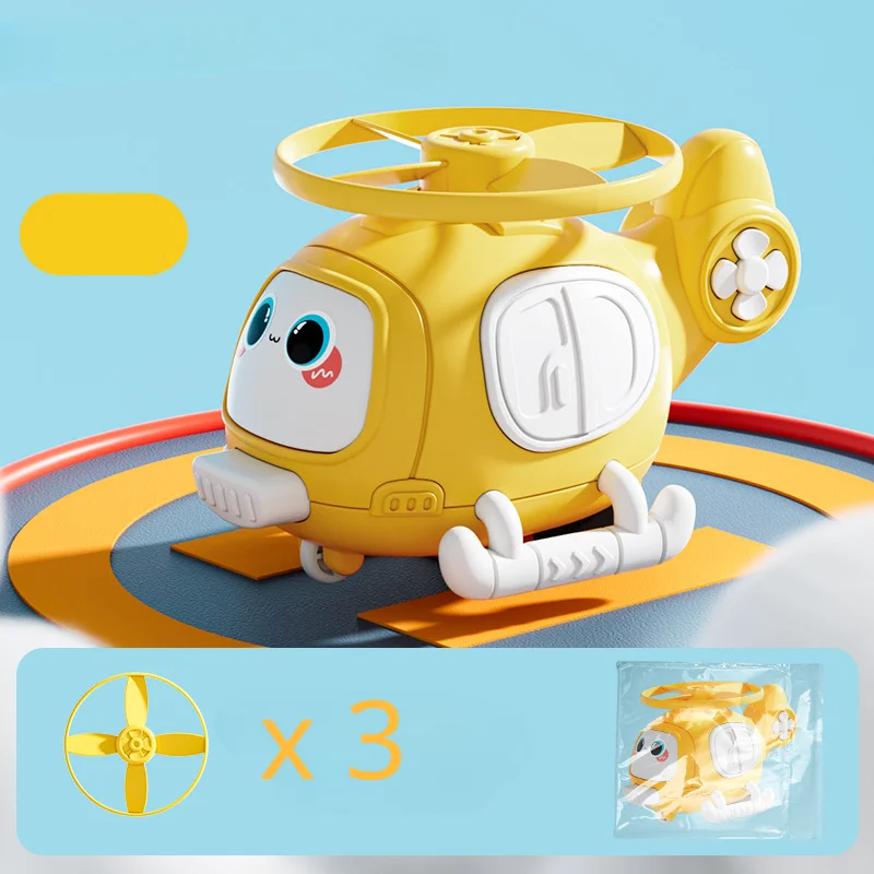 Airy Smiles – Cartoon Helicopter